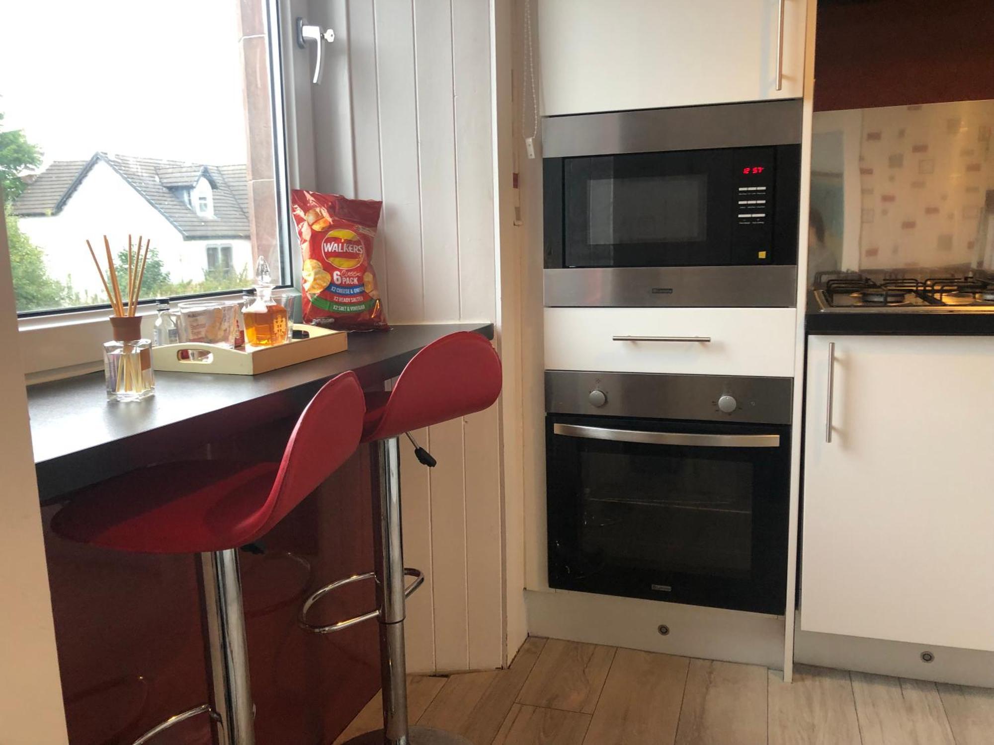 Victorian Flat Apartment Bonhill Bagian luar foto